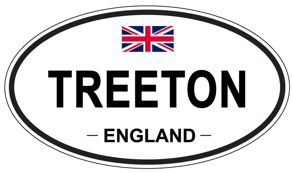 TREETON, England - Oval Magnet