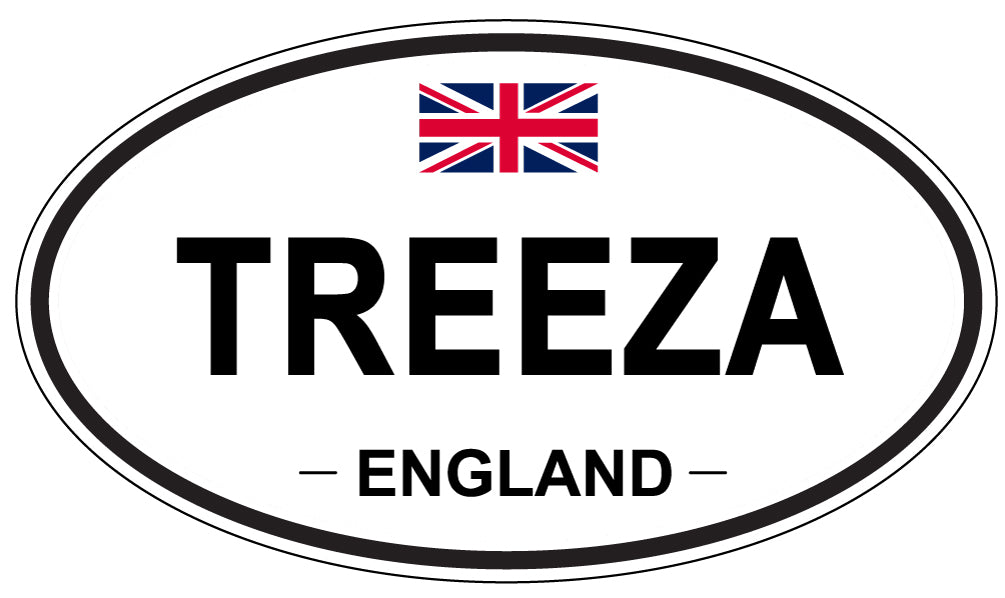TREEZA, England - Oval Magnet