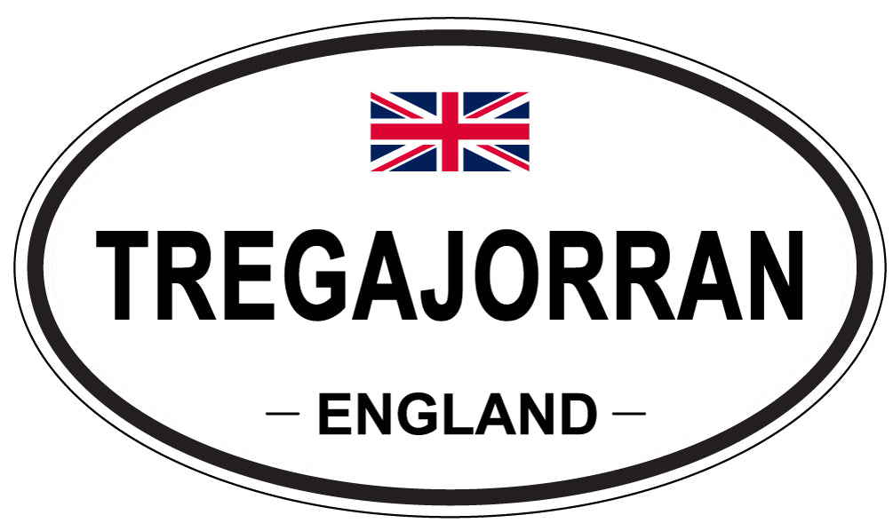 TREGAJORRAN, England - Oval Magnet