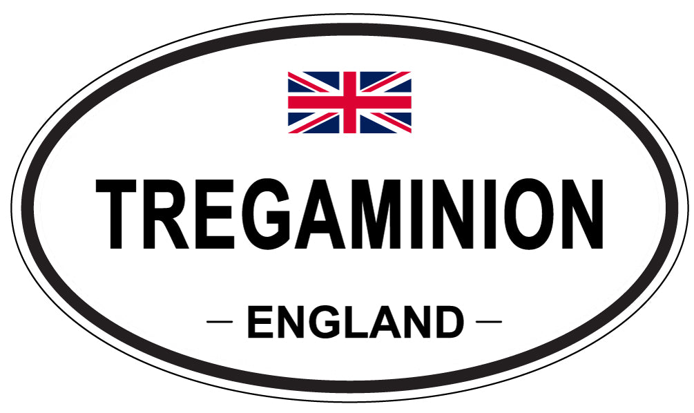 TREGAMINION, England - Oval Magnet