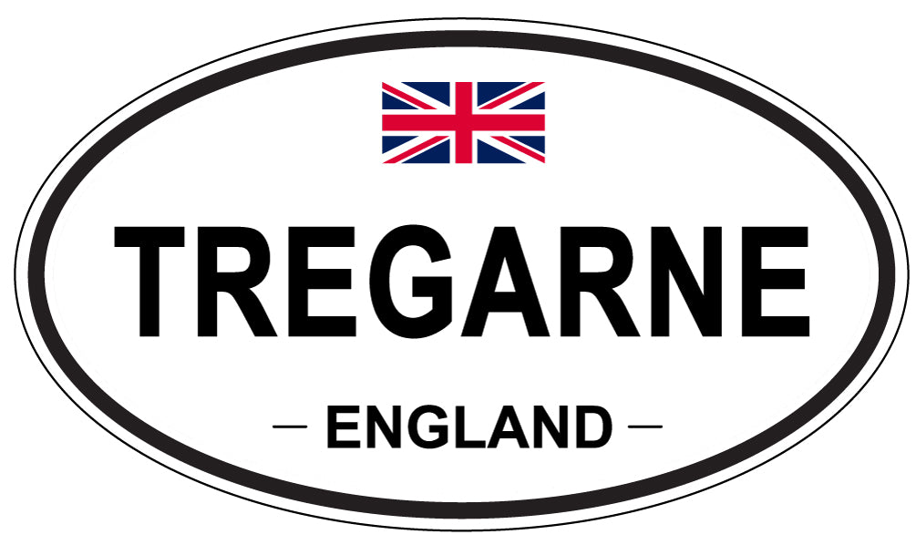 TREGARNE, England - Oval Magnet