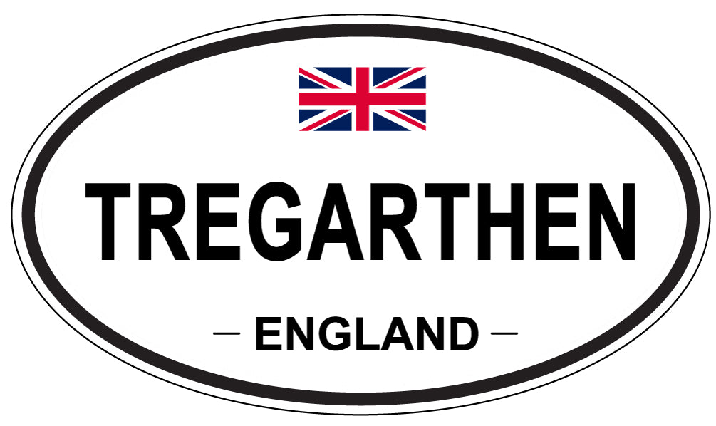 TREGARTHEN, England - Oval Magnet