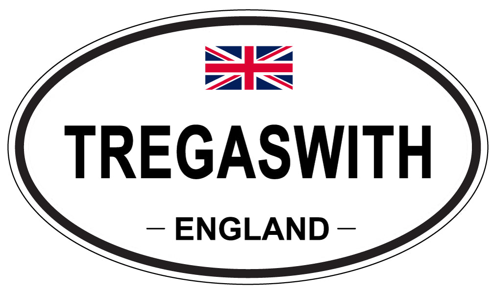 TREGASWITH, England - Oval Magnet