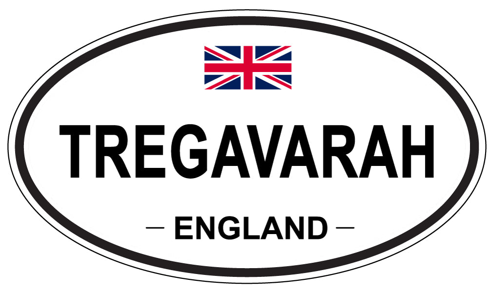 TREGAVARAH, England - Oval Magnet