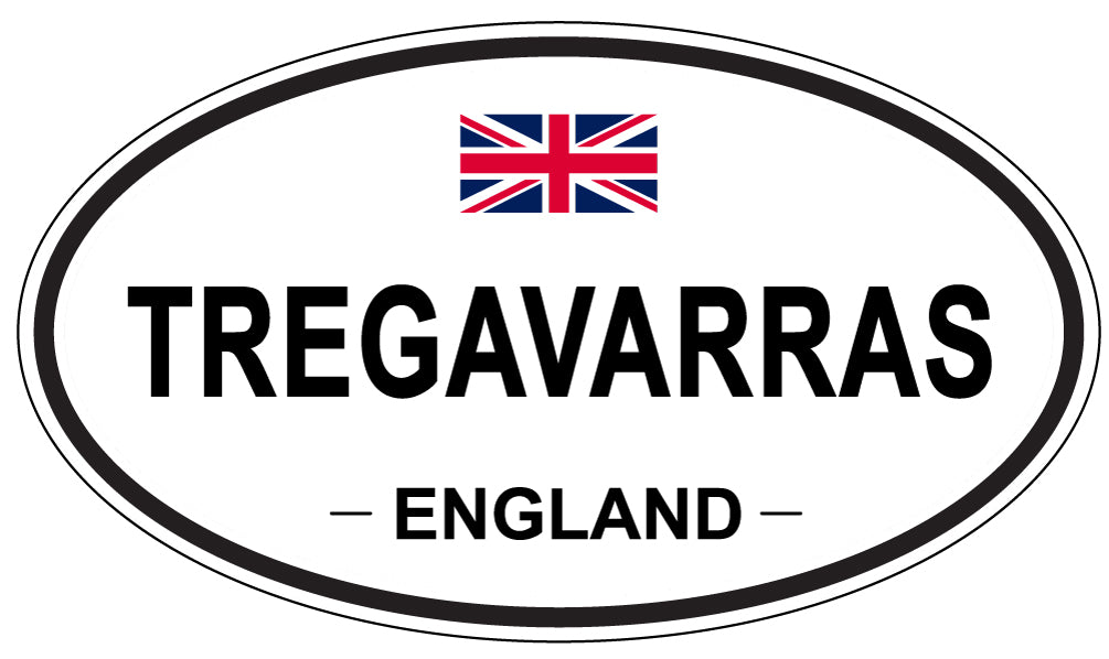 TREGAVARRAS, England - Oval Magnet
