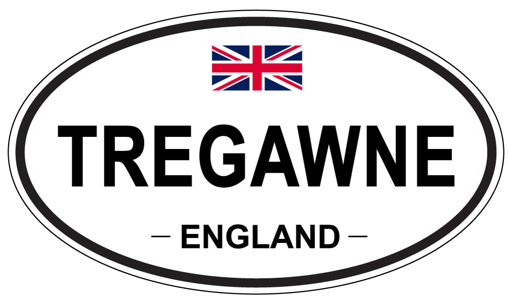 TREGAWNE, England - Oval Magnet