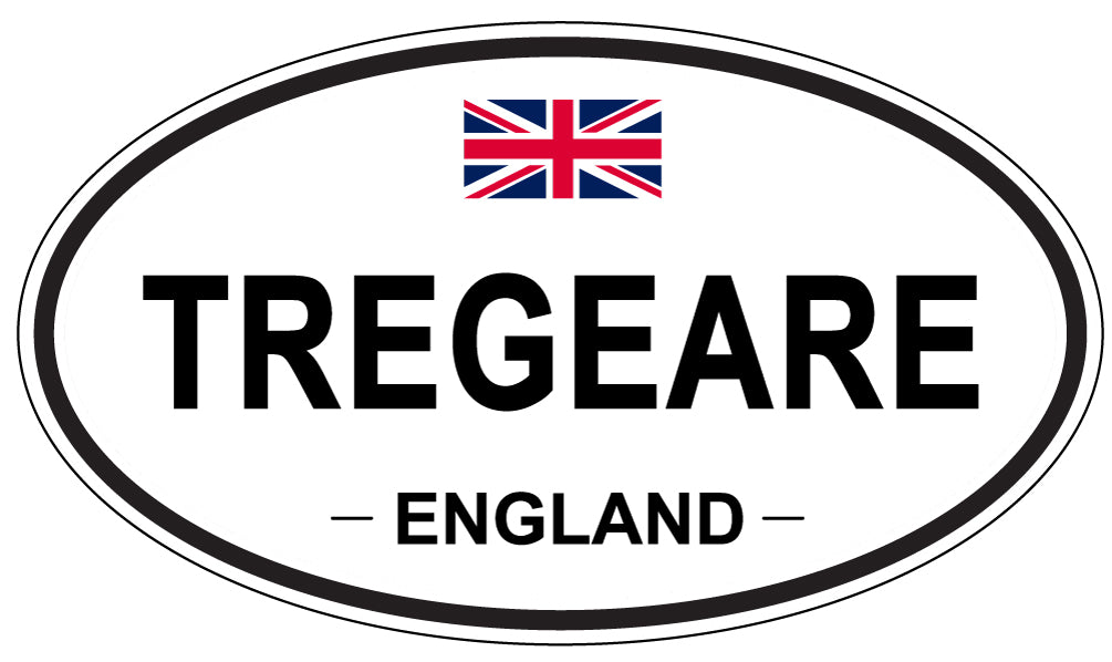 TREGEARE, England - Oval Magnet