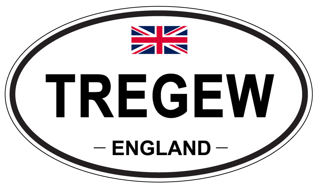 TREGEW, England - Oval Magnet