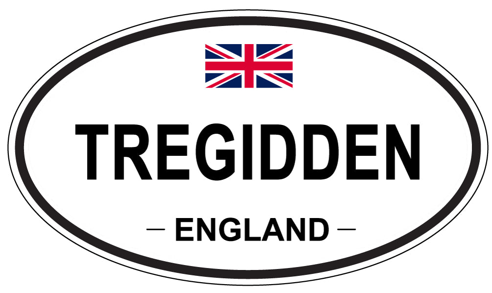 TREGIDDEN, England - Oval Magnet