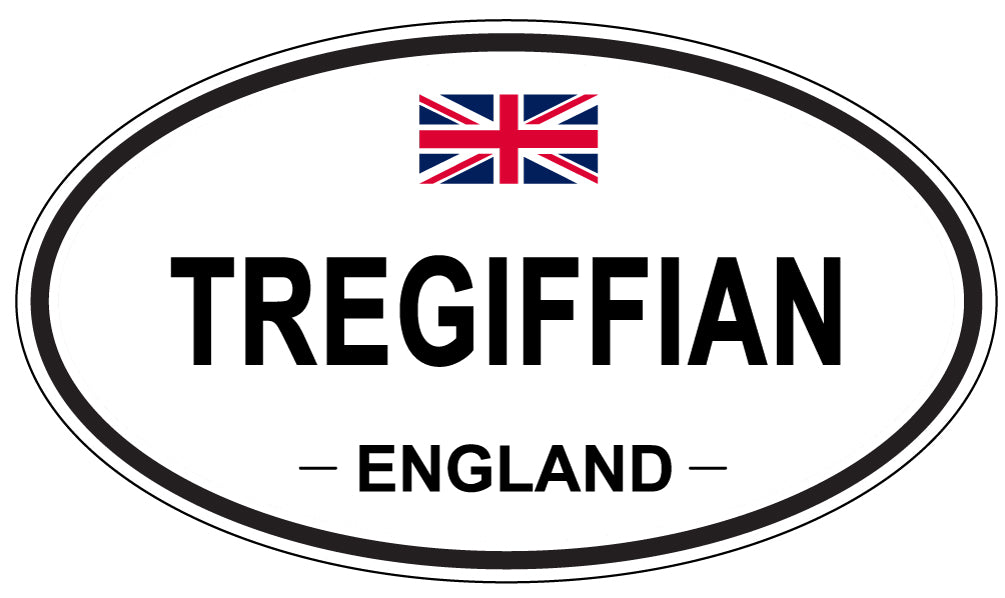 TREGIFFIAN, England - Oval Magnet