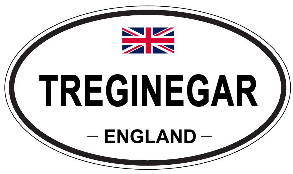 TREGINEGAR, England - Oval Magnet