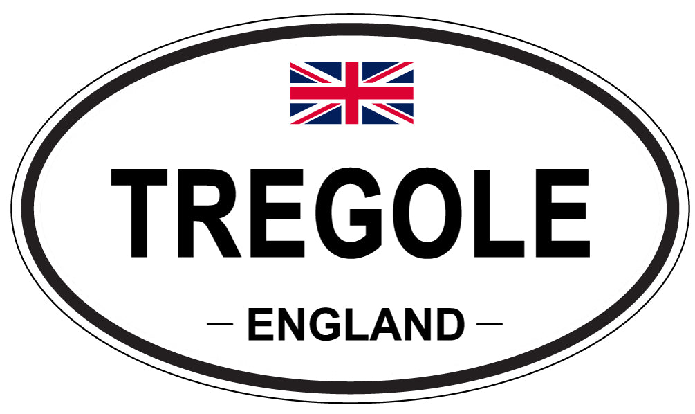 TREGOLE, England - Oval Magnet