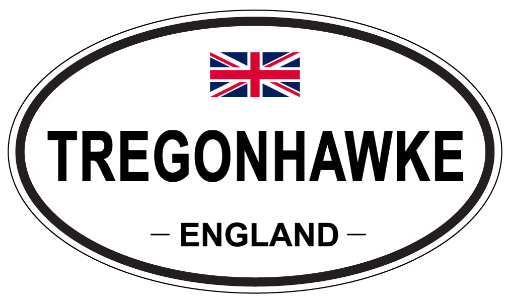 TREGONHAWKE, England - Oval Magnet