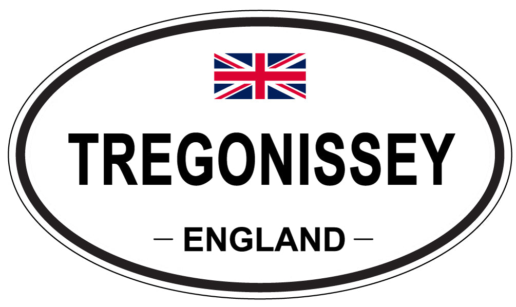 TREGONISSEY, England - Oval Magnet
