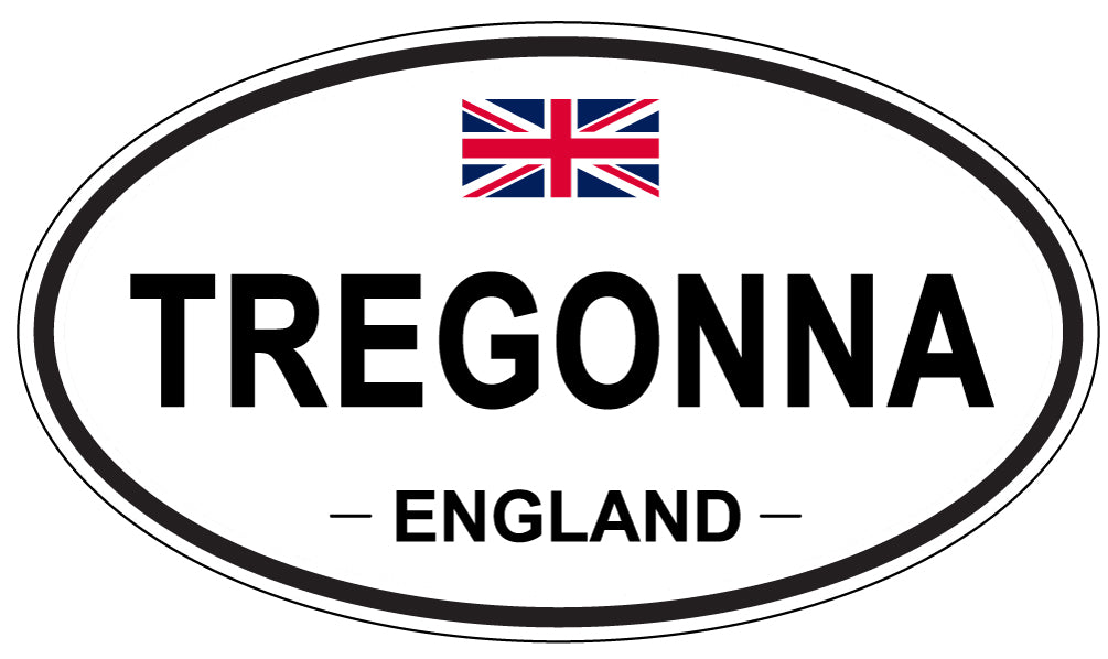 TREGONNA, England - Oval Magnet