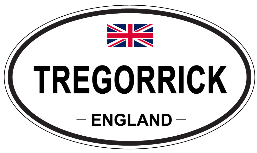 TREGORRICK, England - Oval Magnet