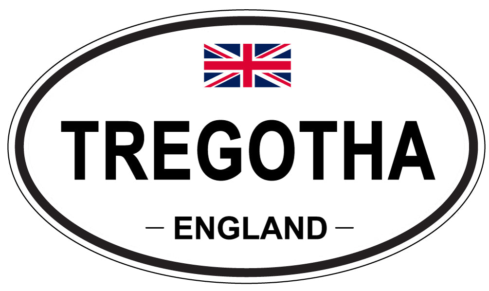 TREGOTHA, England - Oval Magnet