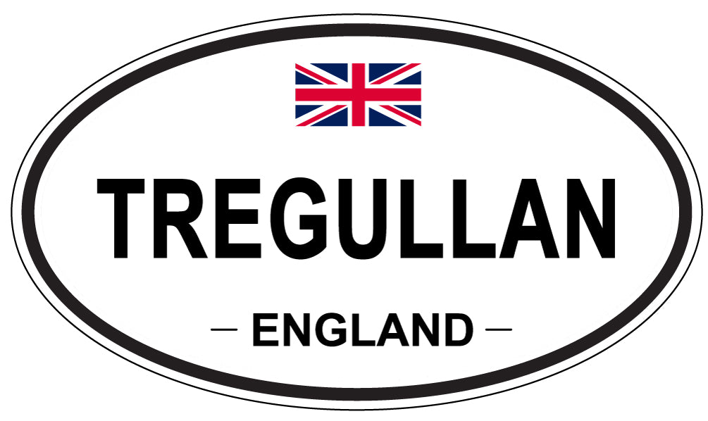 TREGULLAN, England - Oval Magnet
