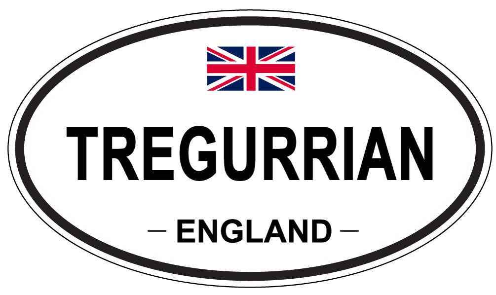TREGURRIAN, England - Oval Magnet