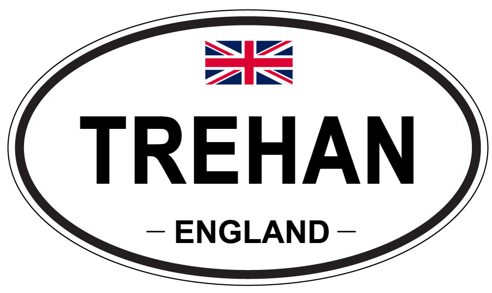 TREHAN, England - Oval Magnet