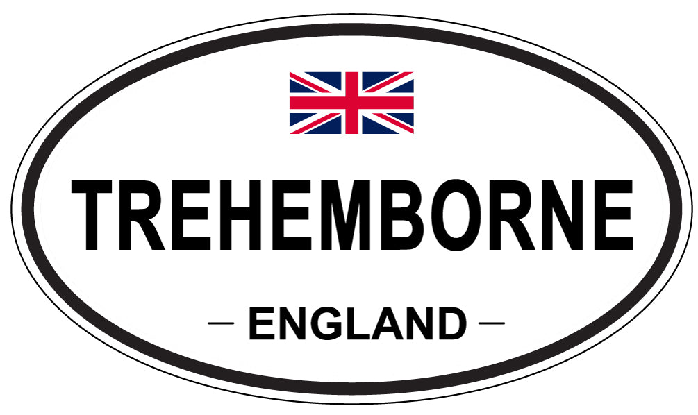 TREHEMBORNE, England - Oval Magnet