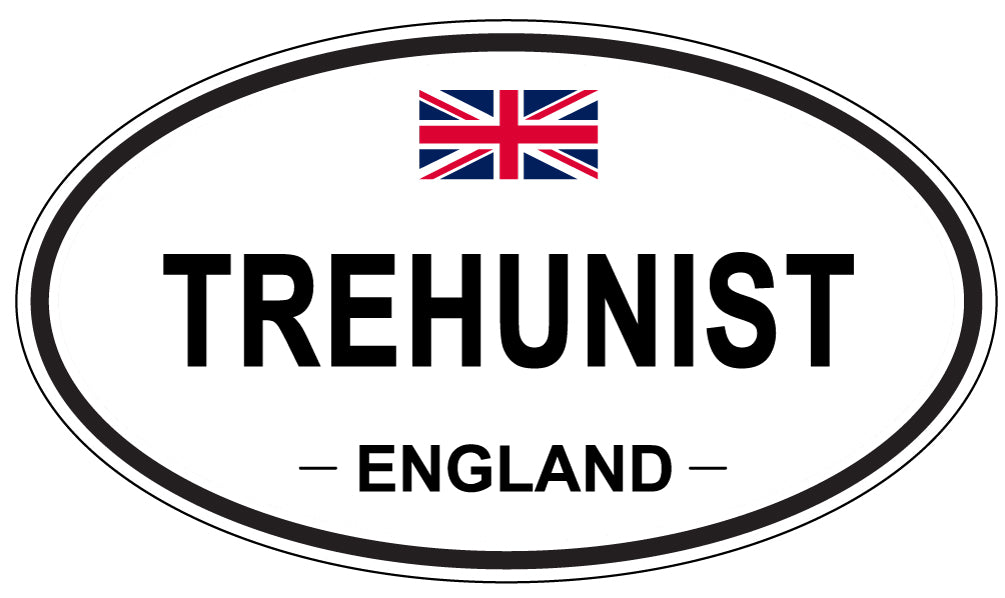 TREHUNIST, England - Oval Magnet