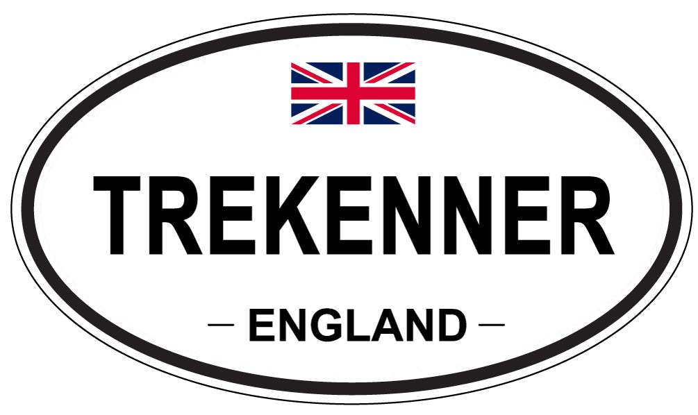 TREKENNER, England - Oval Magnet