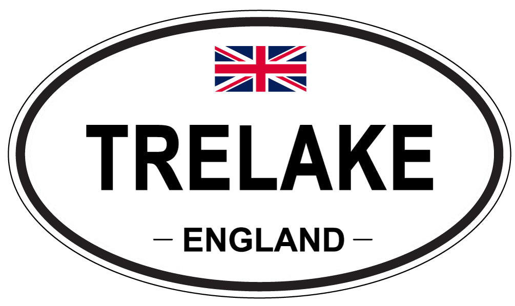 TRELAKE, England - Oval Magnet