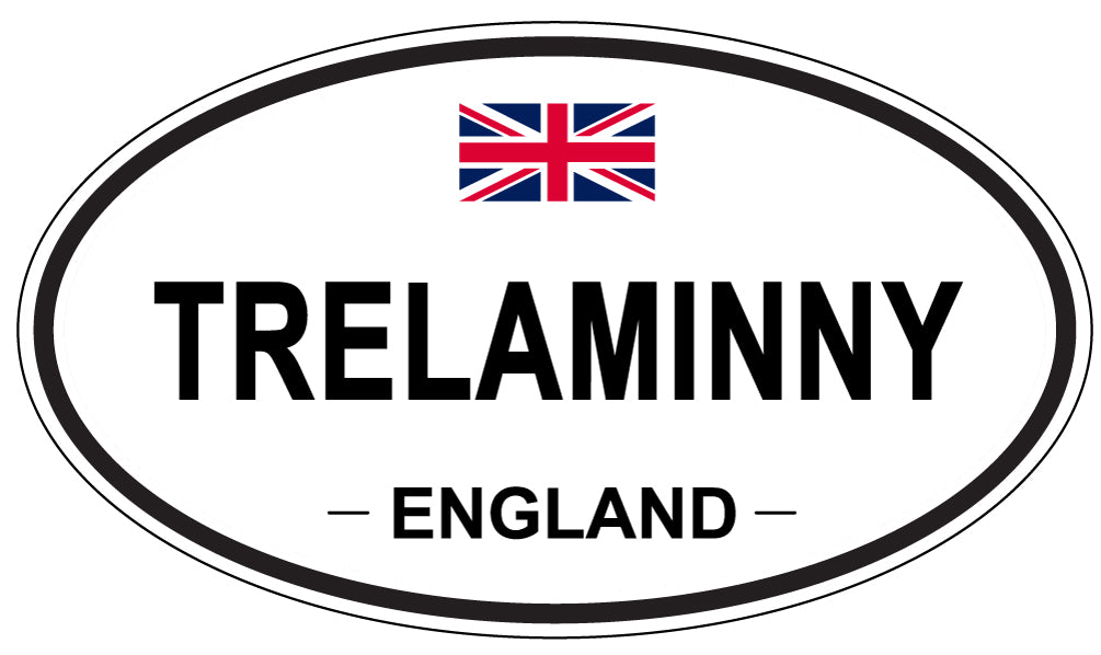 TRELAMINNY, England - Oval Magnet