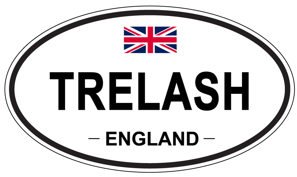 TRELASH, England - Oval Magnet