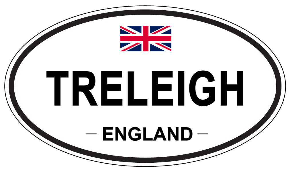 TRELEIGH, England - Oval Magnet