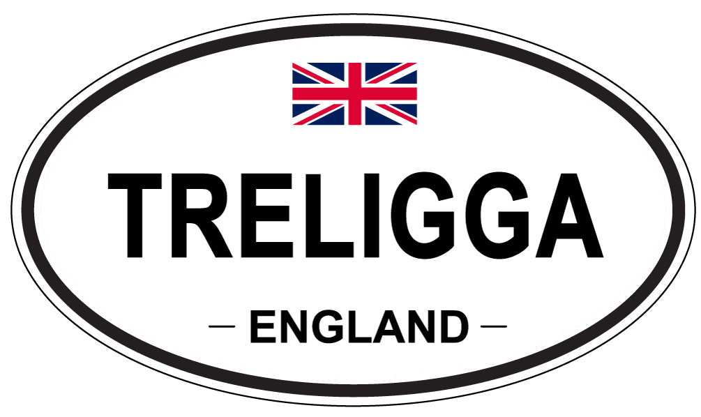 TRELIGGA, England - Oval Magnet