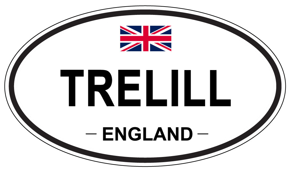 TRELILL, England - Oval Magnet