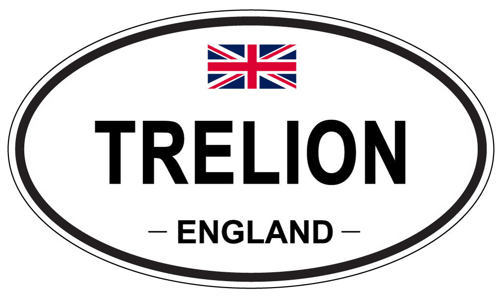 TRELION, England - Oval Magnet