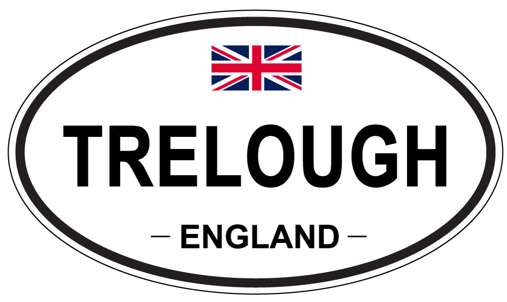 TRELOUGH, England - Oval Magnet
