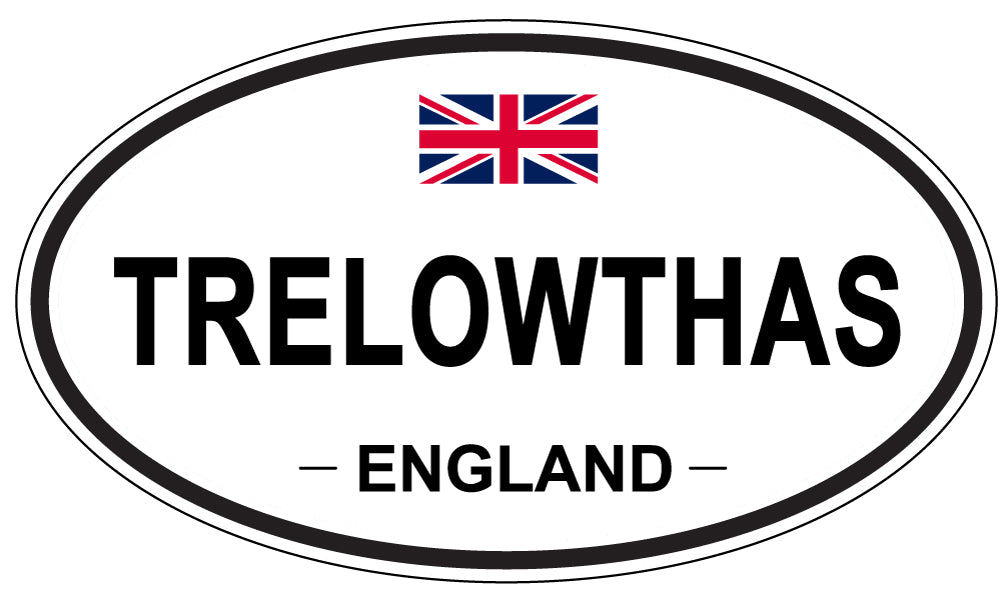 TRELOWTHAS, England - Oval Magnet