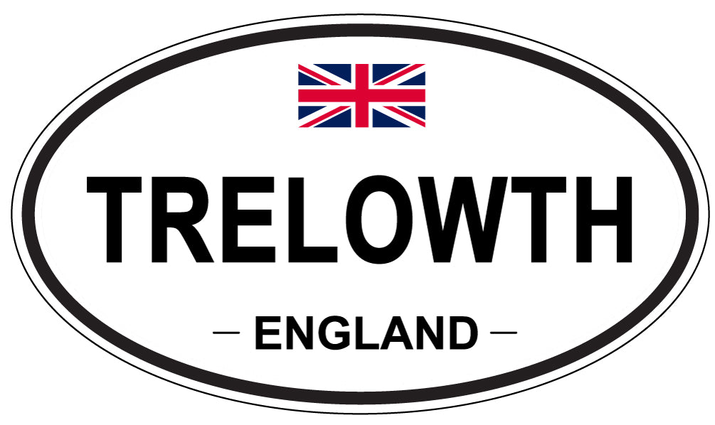 TRELOWTH, England - Oval Magnet