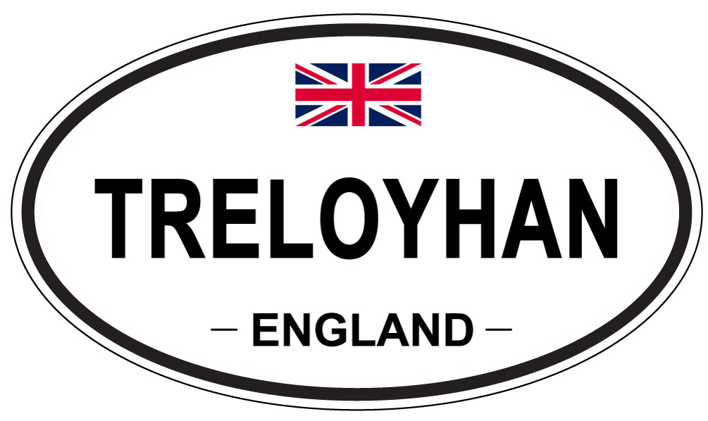 TRELOYHAN, England - Oval Magnet