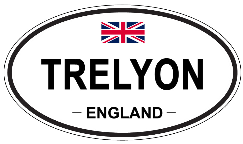 TRELYON, England - Oval Magnet