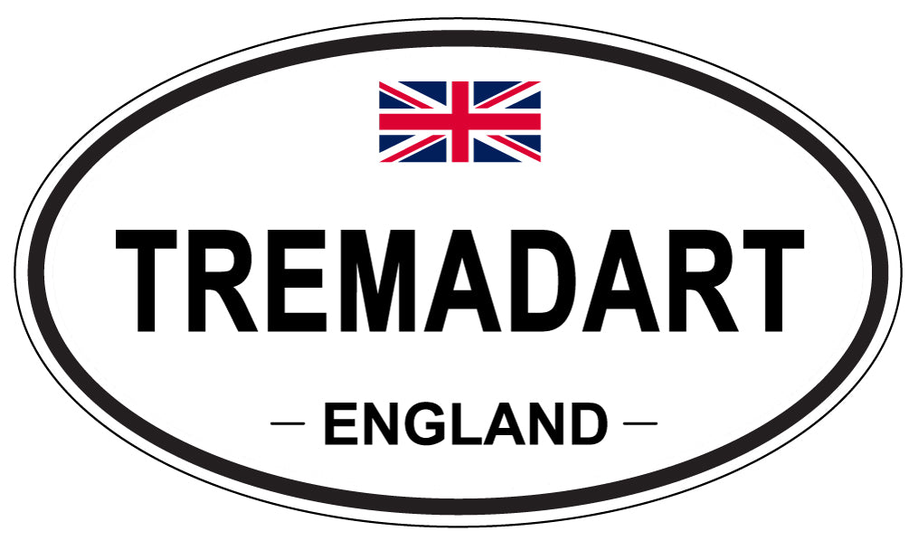 TREMADART, England - Oval Magnet