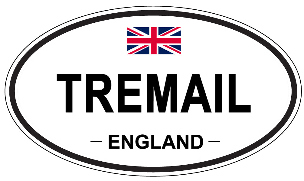 TREMAIL, England - Oval Magnet