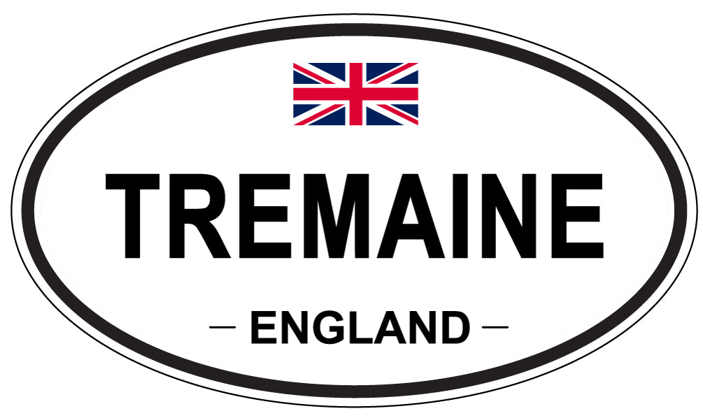 TREMAINE, England - Oval Magnet