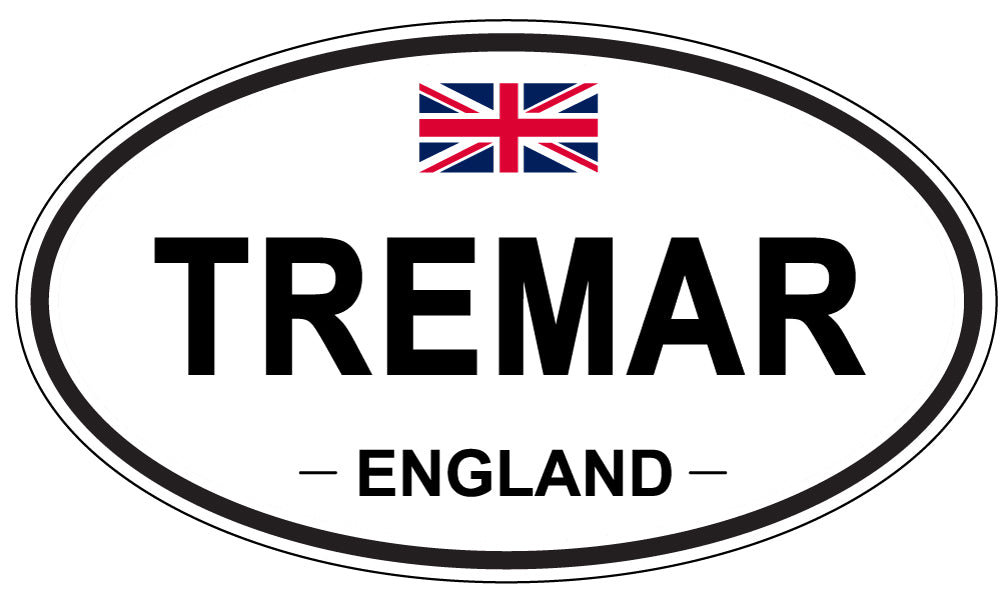 TREMAR, England - Oval Magnet