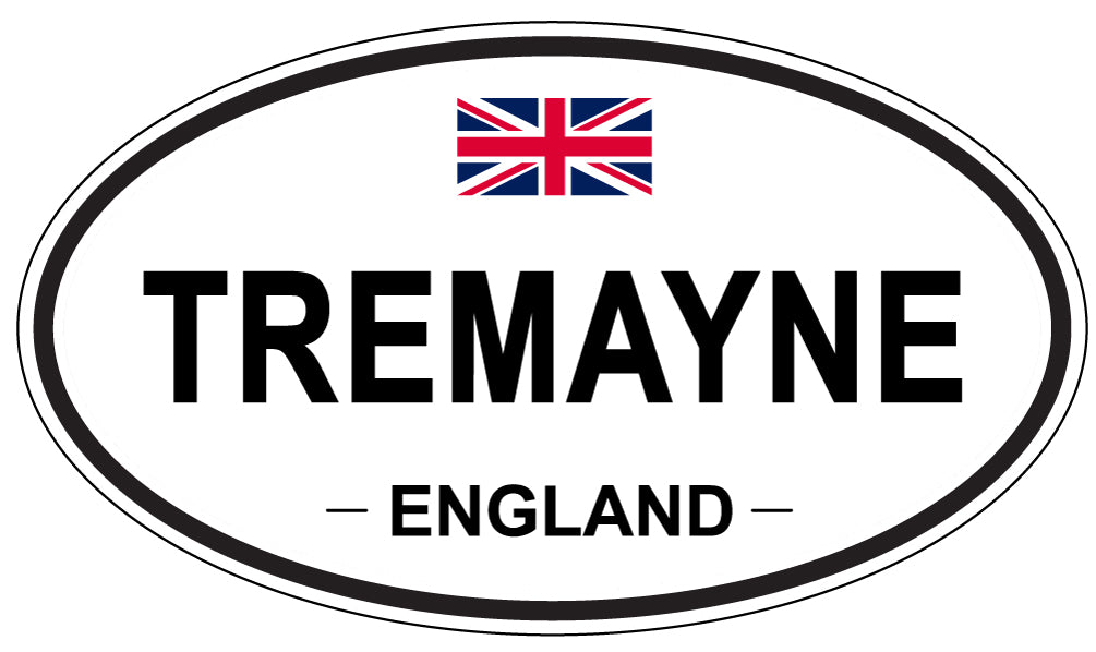 TREMAYNE, England - Oval Magnet