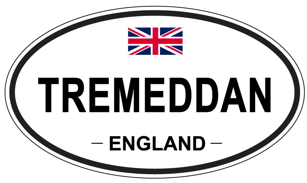 TREMEDDAN, England - Oval Magnet