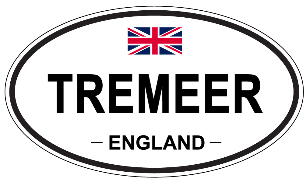TREMEER, England - Oval Magnet