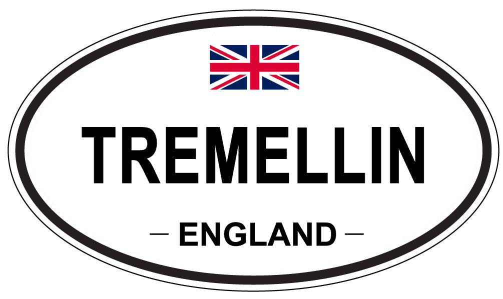 TREMELLIN, England - Oval Magnet