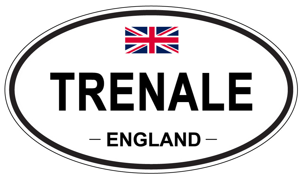 TRENALE, England - Oval Magnet
