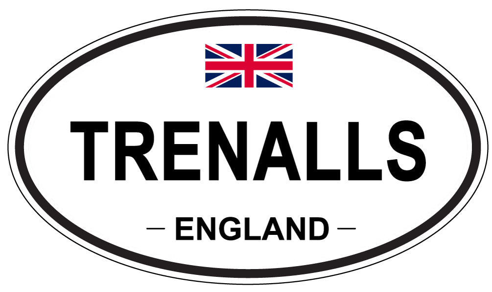 TRENALLS, England - Oval Magnet