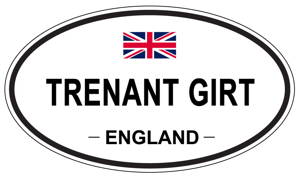 TRENANT GIRT, England - Oval Magnet